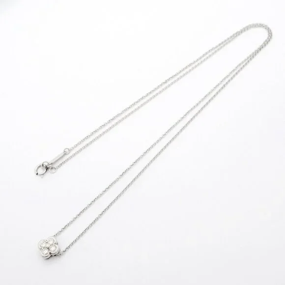 TIFFANY Silver Diamond Necklace - Picture 3 of 8